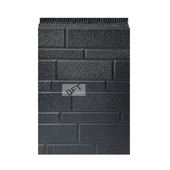 melnu ķieģeļu fasādes paneļi